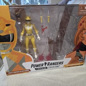 Hasbro Power Rangers Lightning Collection Zeo Yellow Ranger Action Figure